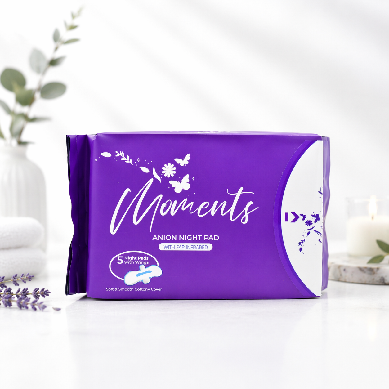 Moments Anion Sanitary Night Pad